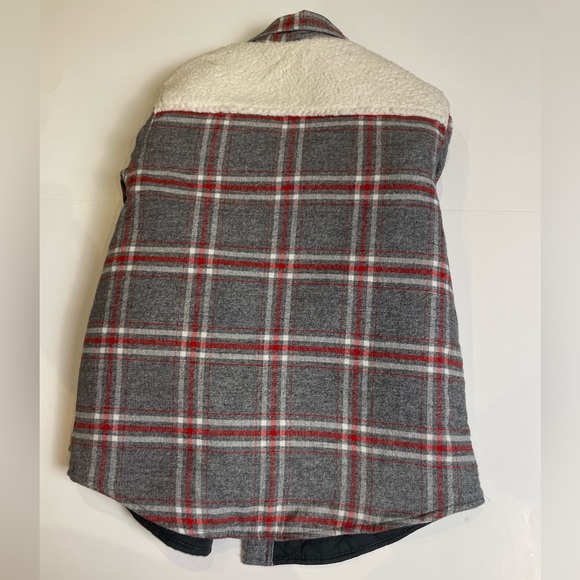 Grey and red plaid jacket - Picture 2 of 2